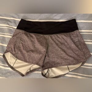 Lululemon Speed up lined shorts